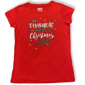 3/$25 My Favourite Colour is Christmas Lights Tee